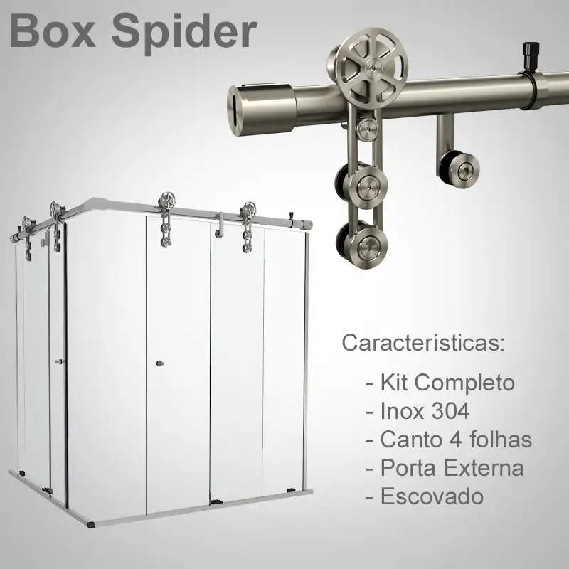 Canto 4 Folhas Escovado